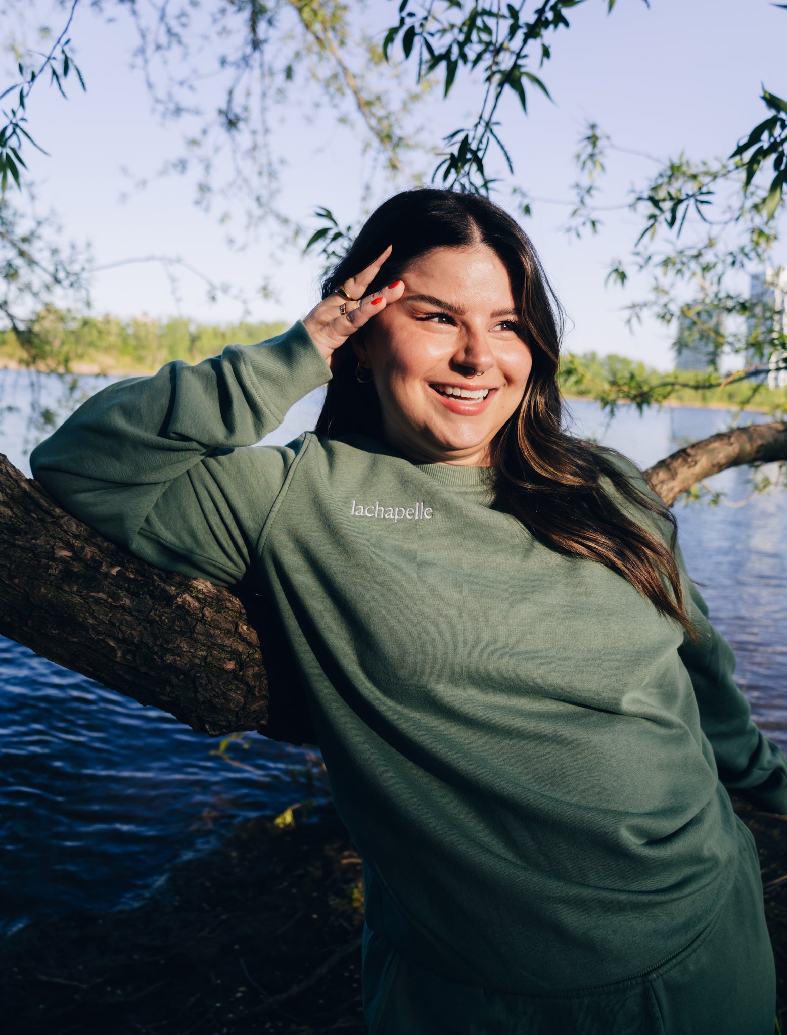 Crewneck classique brodé