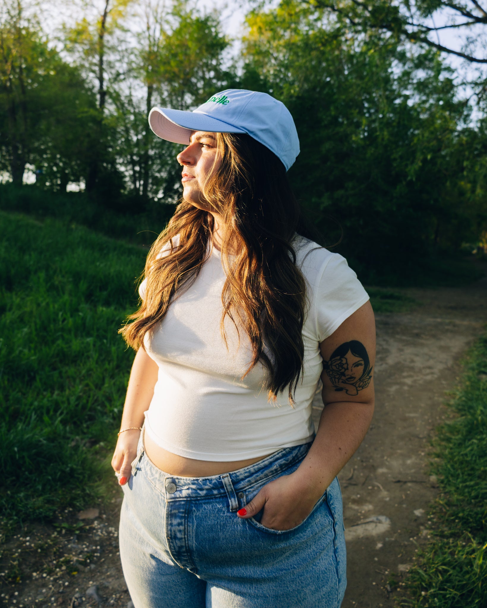 Casquette classique brodée